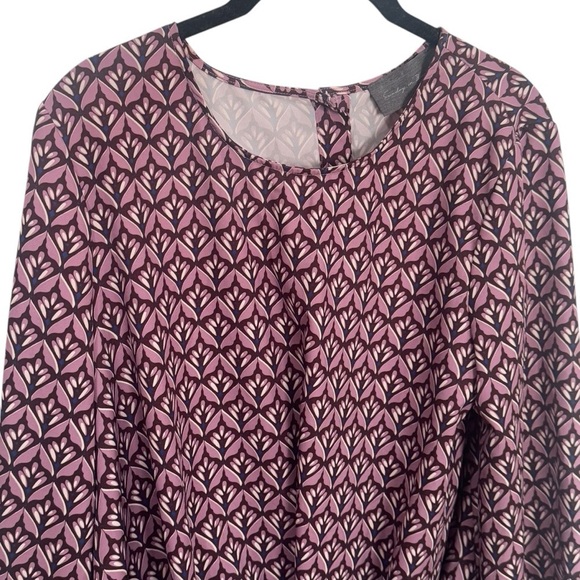 Sunday in Brooklyn Anthropologie Twist Tie Knot Front Blouse Women’s Size M - Picture 4 of 11